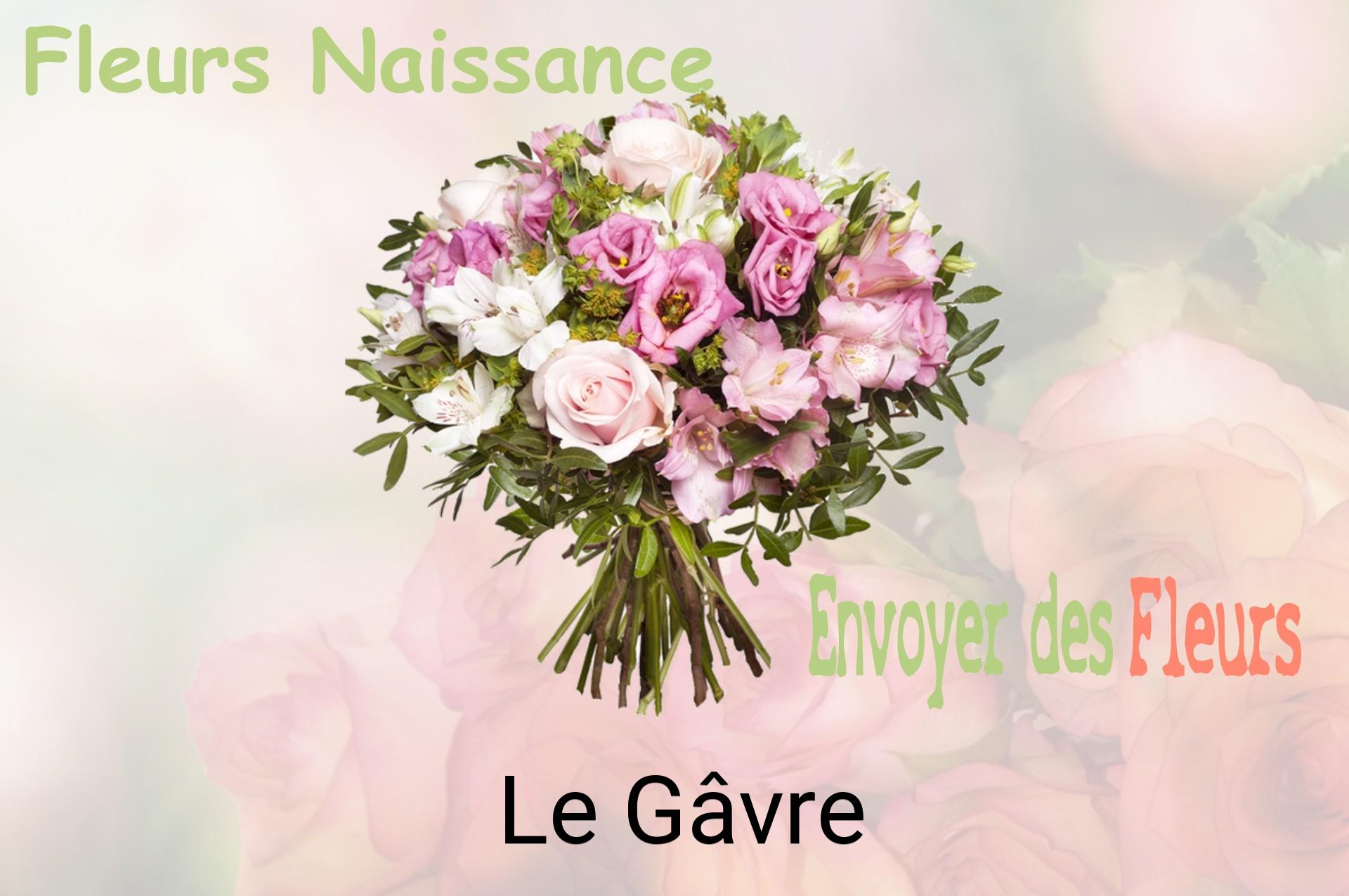 Bouquet de fleurs de naissance livré à Le Gâvre